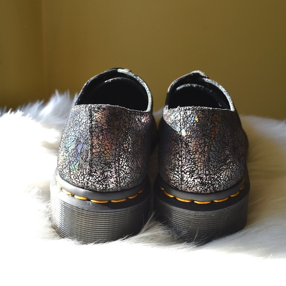Dr. Martens | Metallic Leather Oxford Shoes - Picture 5 of 11